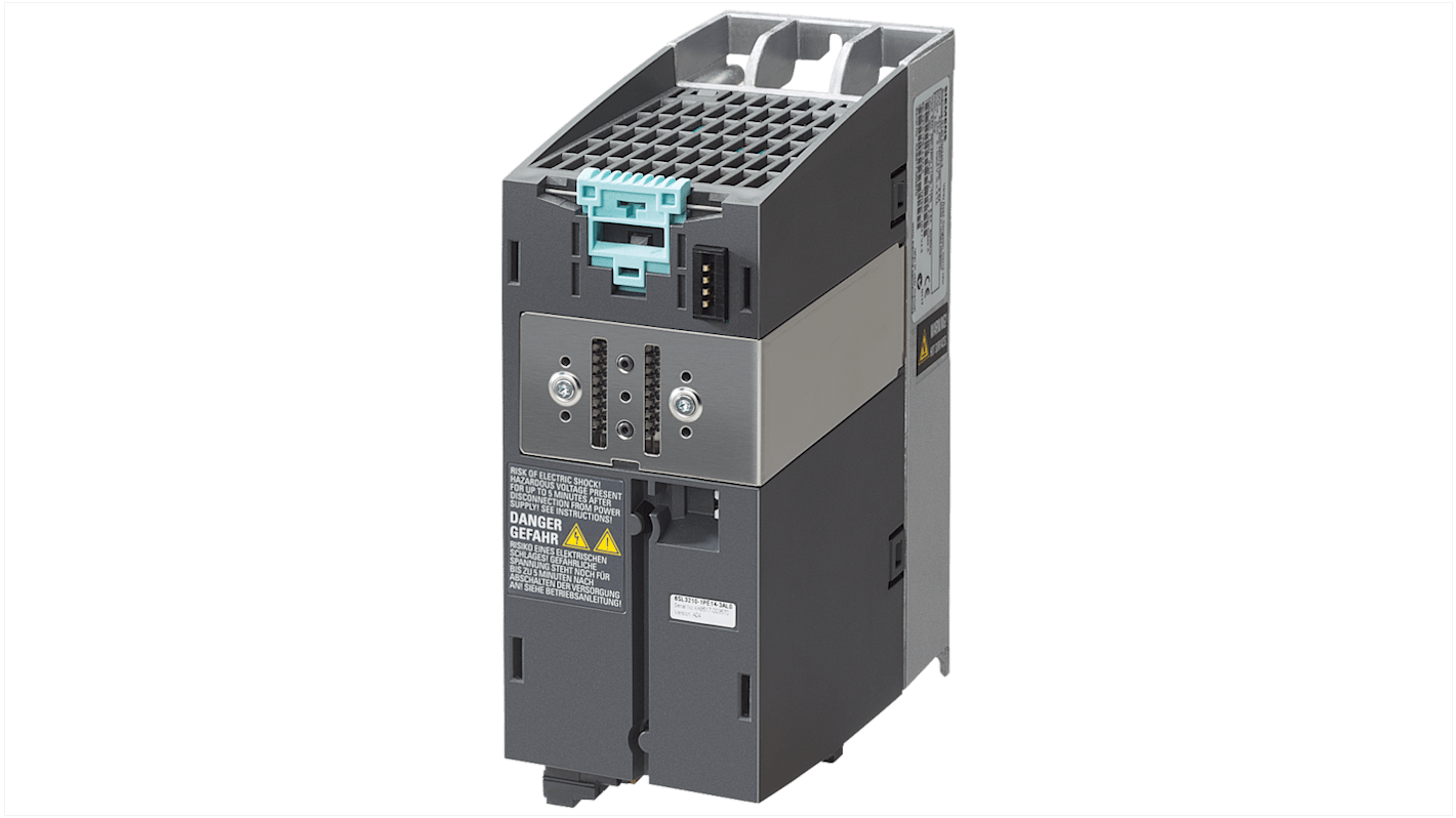 Modulo di alimentazione Siemens 1,5 kW 480 V c.a. 3 fasi 550Hz per automazione industriale e motori c.a. (6SL3210-1PE14-3AL1)