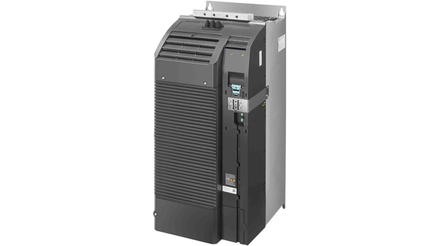 Modulo di alimentazione Siemens 6SL3210-1PE32-1AL0, potenza 110 kW, 3 fasi, corrente 356 A, raffreddamento ad aria, IP20.