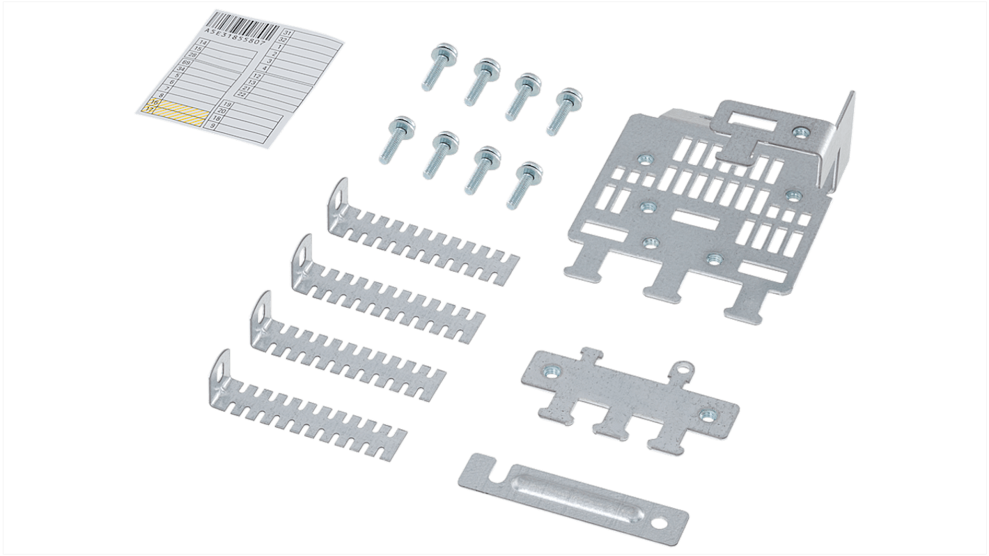 Piastra di schermatura Siemens 6SL3266-1EA00-0KA0 per SINAMICS G120C, peso 0,185 Kg, include accessori di montaggio.