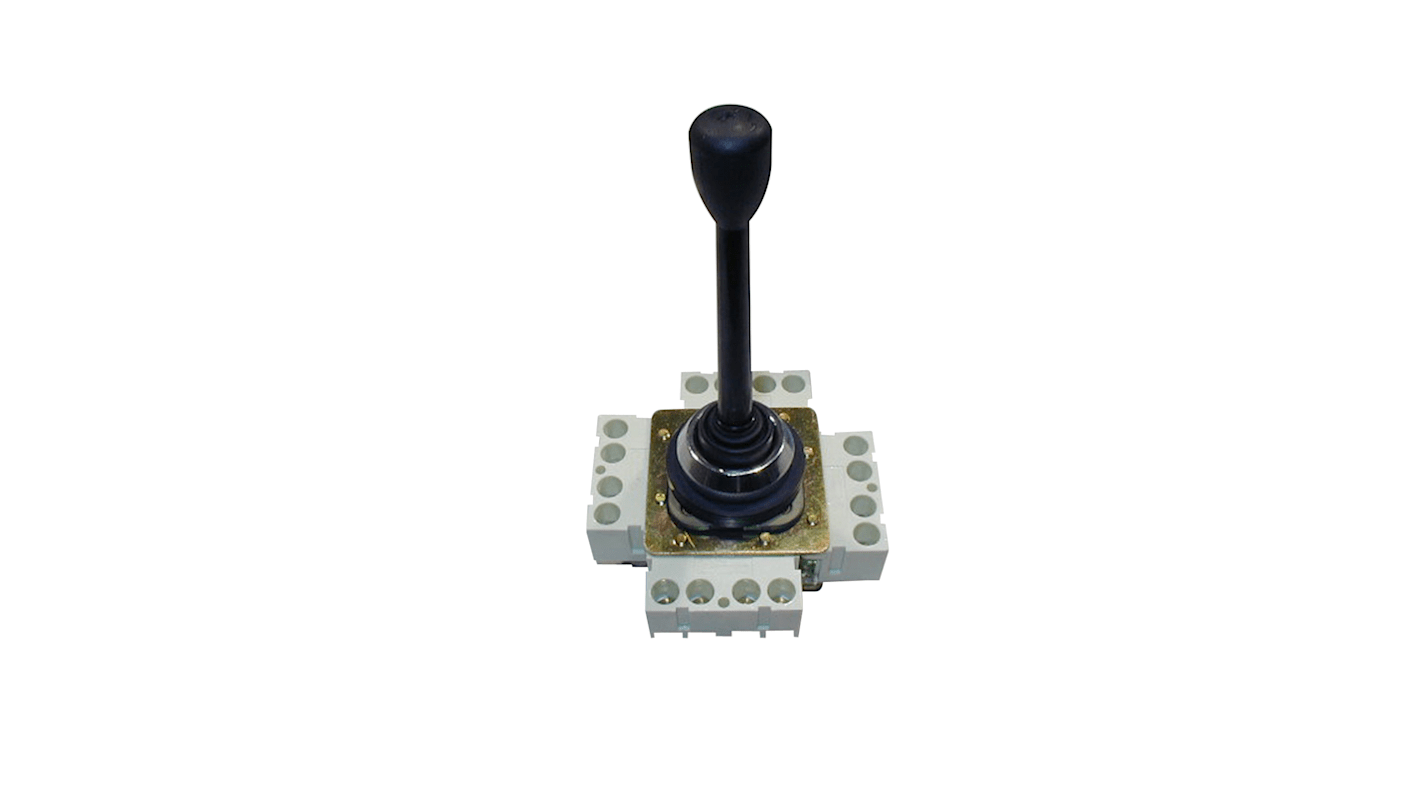 Interruttore joystick Schneider Electric XD2CL3030, diametro 30 mm, protezione IP65, contatto SPST, maniglia conica.