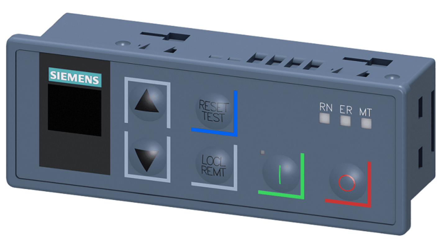 Modulo HMI Siemens 3RW5980-0HS00, serie SIRIUS, grado di protezione IP20/64, per applicazioni industriali.