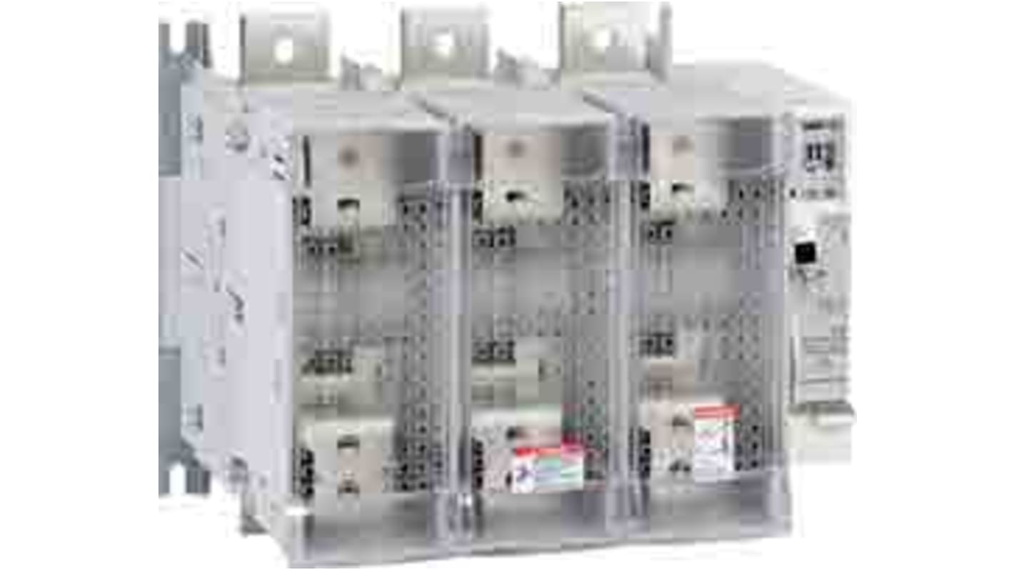 Sezionatore portafusibili Schneider Electric GS2TB3, 3 poli, 800A, 400V, maniglia destra, temperatura -20/+70°C.
