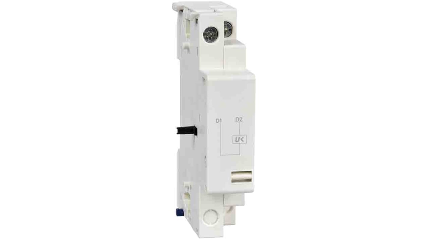 Contattore TeSys Schneider Electric GVAU386, rilascio sottotensione, 380-400 V, 10-15 ms, conforme IEC 60947-1.