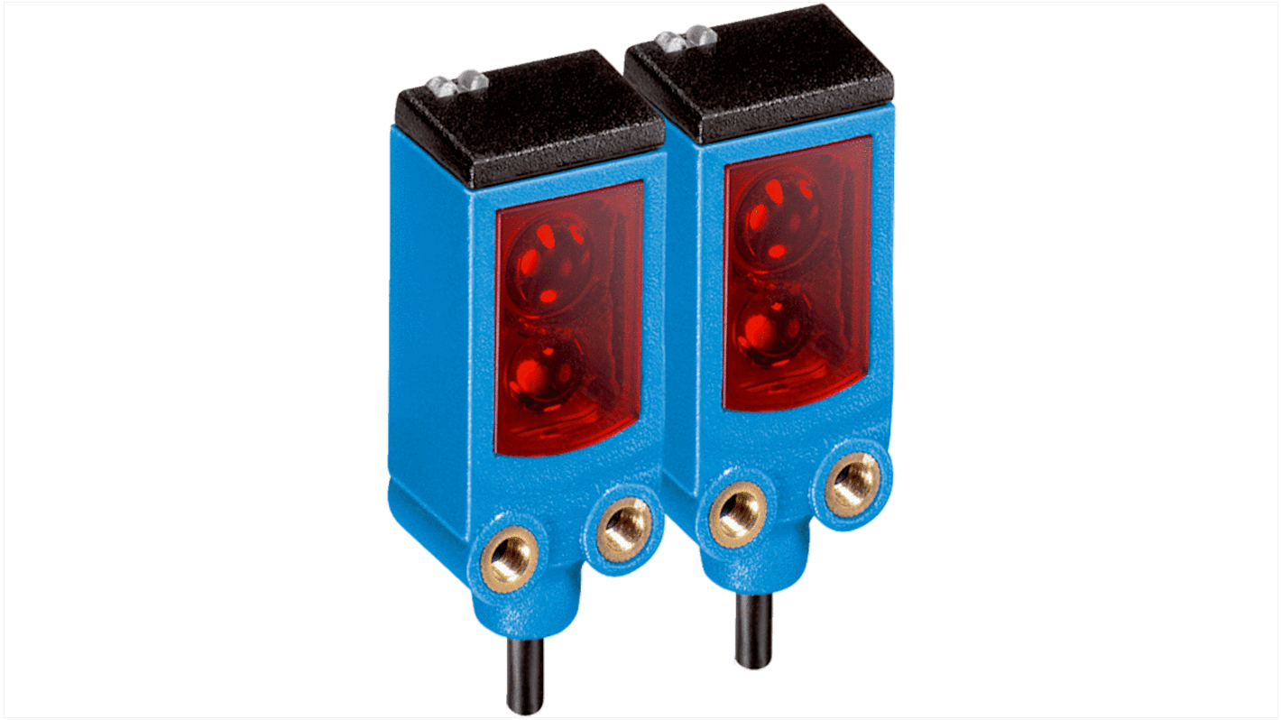 Sensore fotoelettrico rettangolare Sick WSE4-3F2131, rilevamento fino a 4 m, uscita buio, IP66/IP67, temperatura -40/+60 °C.