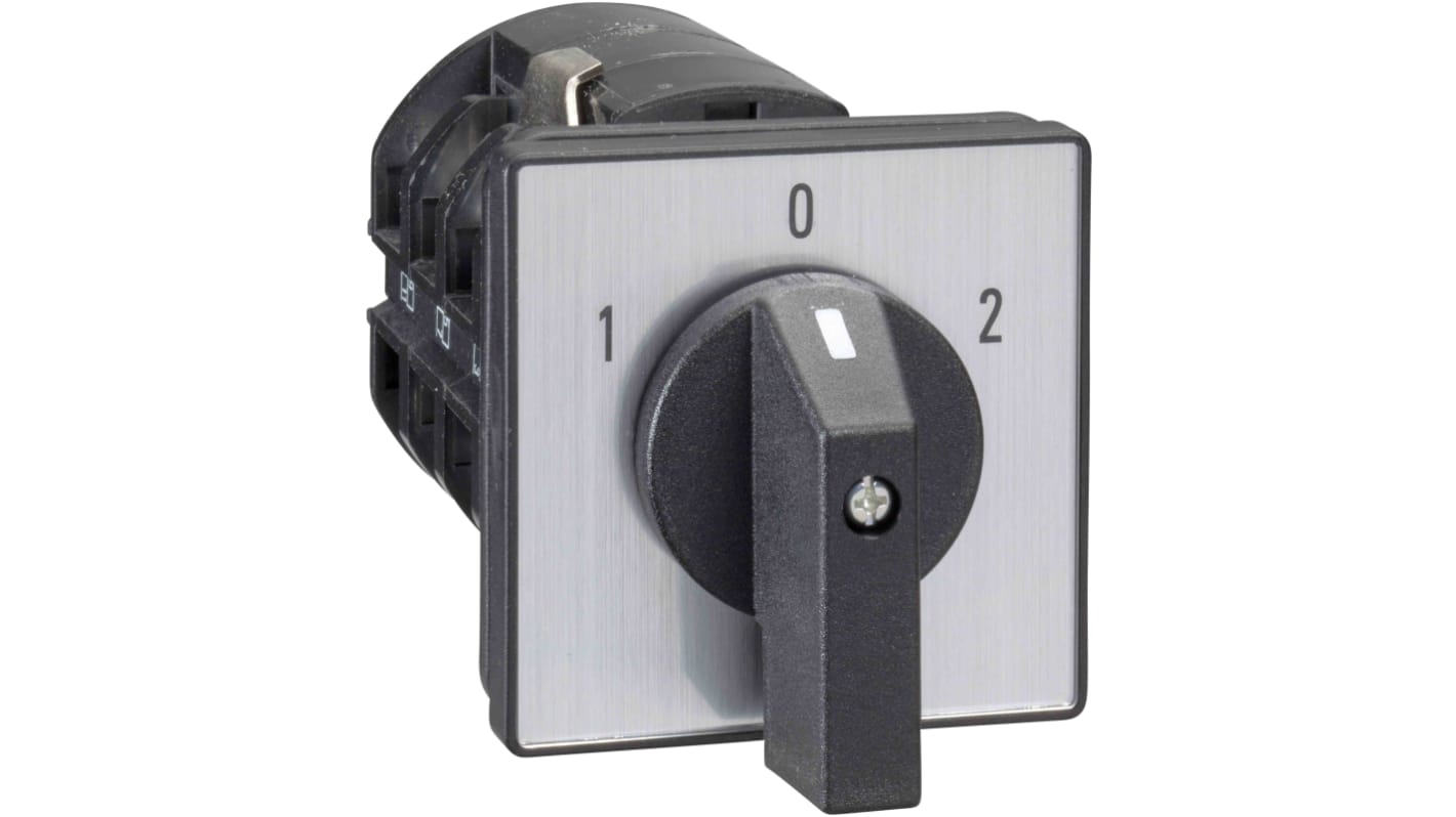 Interruttore a camma Schneider Electric K63, 3 poli, 63A, montaggio a vite, grado di protezione IP40, privo di mercurio.