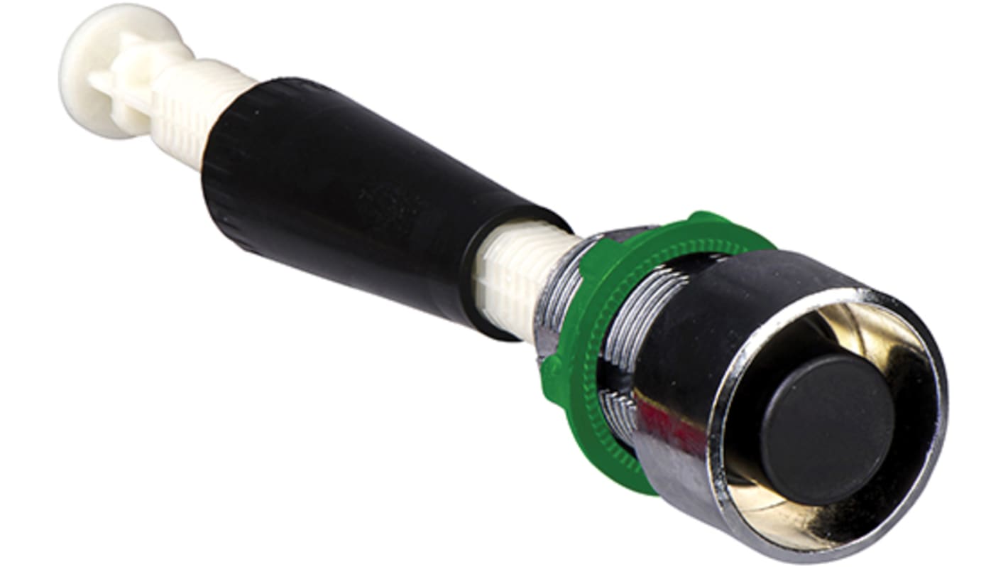 Interruttore a pulsante Schneider Electric XB4BA941, rosso, Ø22 mm, reset a filo, grado di protezione IP66.