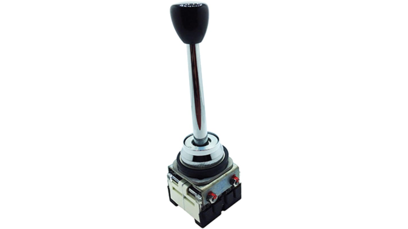 Controller joystick Schneider Electric XD2AL221, Ø30 mm, operatore a 2 direzioni, grado di protezione IP40.