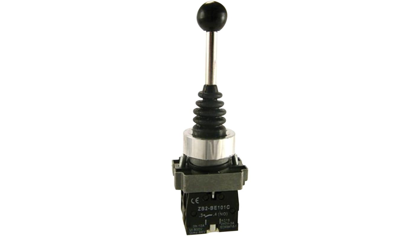 Controller joystick Schneider Electric XD2LC21, Ø30 mm, configurazione a 2 direzioni, grado di protezione IP65.