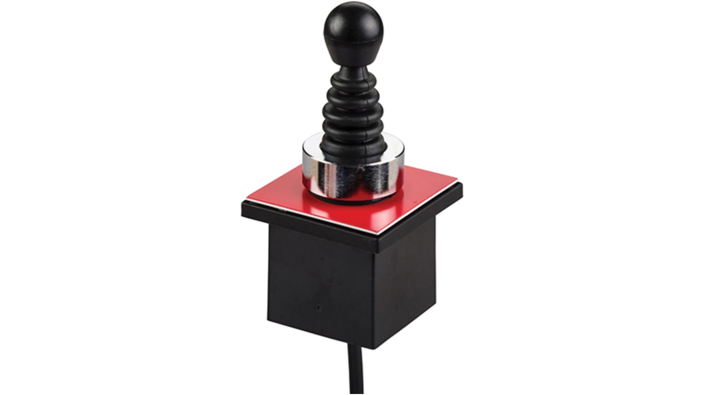 Controller joystick analogico Schneider Electric XDAL11131, precablato, IP66, metallo cromato, 12-24V, -25-70°C.