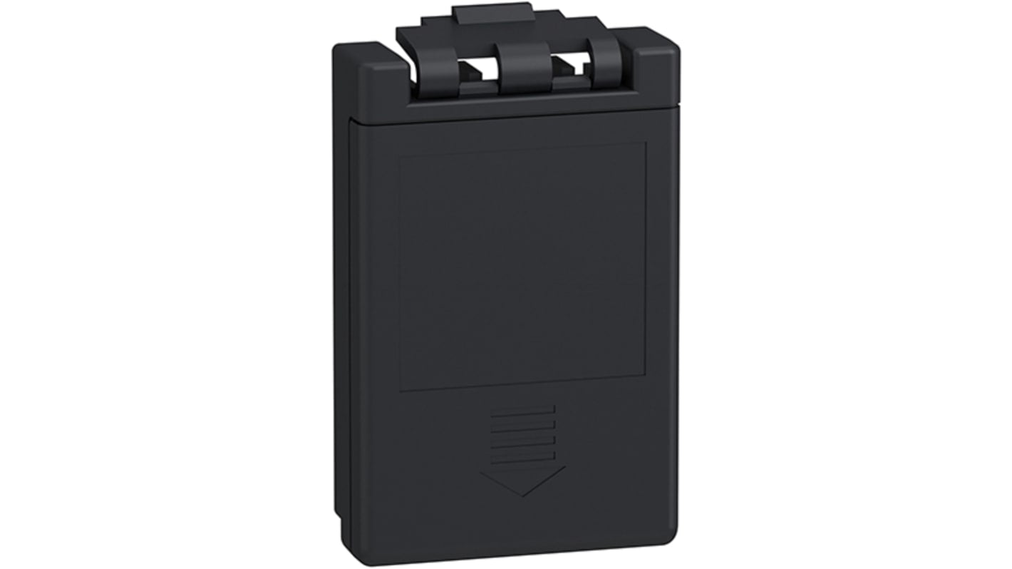 Adattatore per batterie AAA rimovibili Schneider Electric ZARC704, in policarbonato nero, compatibile con la serie XAR.