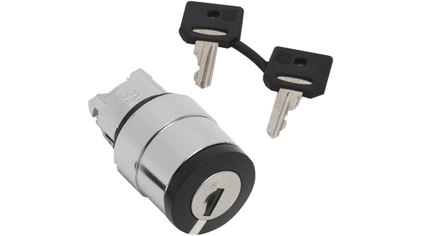 Selettore a 3 posizioni Schneider Electric ZB4BG0812, diametro foro 22 mm, materiale metallico, grado di protezione IP66.
