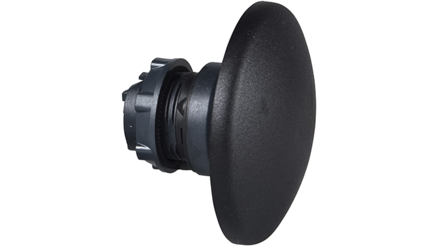 Pulsante instabile Schneider Electric ZB5AR216, diametro 22 mm, rotondo, nero, grado di protezione IP66, per applicazioni industriali.