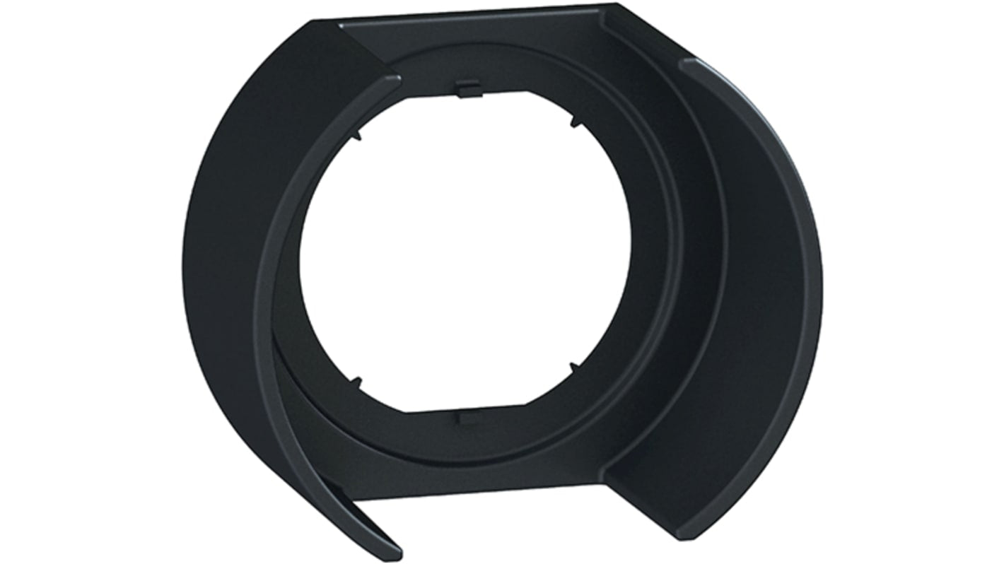 Accessorio di isolamento Schneider Electric ZBZ1902RA per pulsante, in plastica nera, montaggio orizzontale, per ambienti difficili.