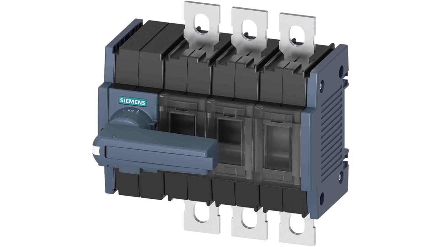 Sezionatore interruttore Siemens SENTRON 3KD, 80A, tre poli, montaggio fisso, per applicazioni industriali.