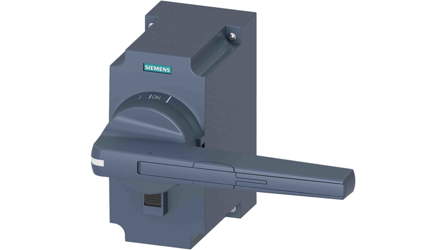 Manopola rotante Siemens 3KF9501-1AA00 per sezionatore 3KF misura 5, protezione IP30, bloccabile con 3 lucchetti.