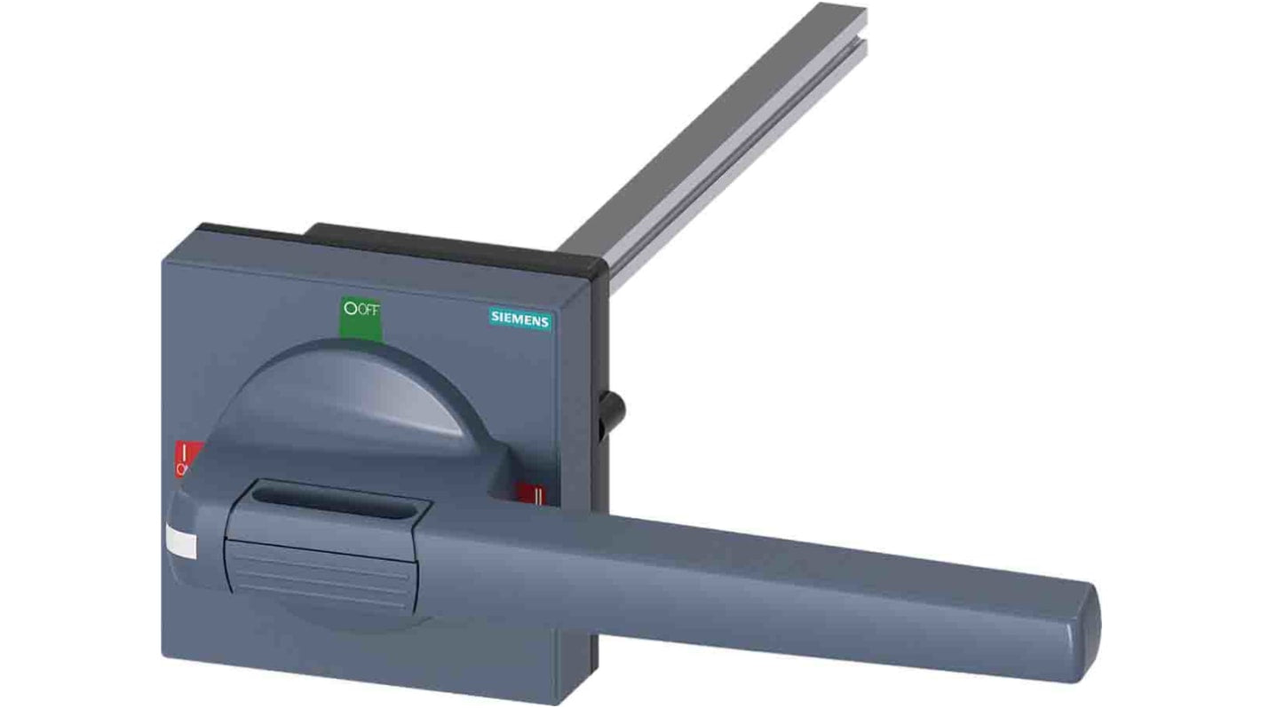 Manopola rotante Siemens 8UD1161-4AE21, grigia e bloccabile, per accoppiamento porte 3KC0, serie 8UD.