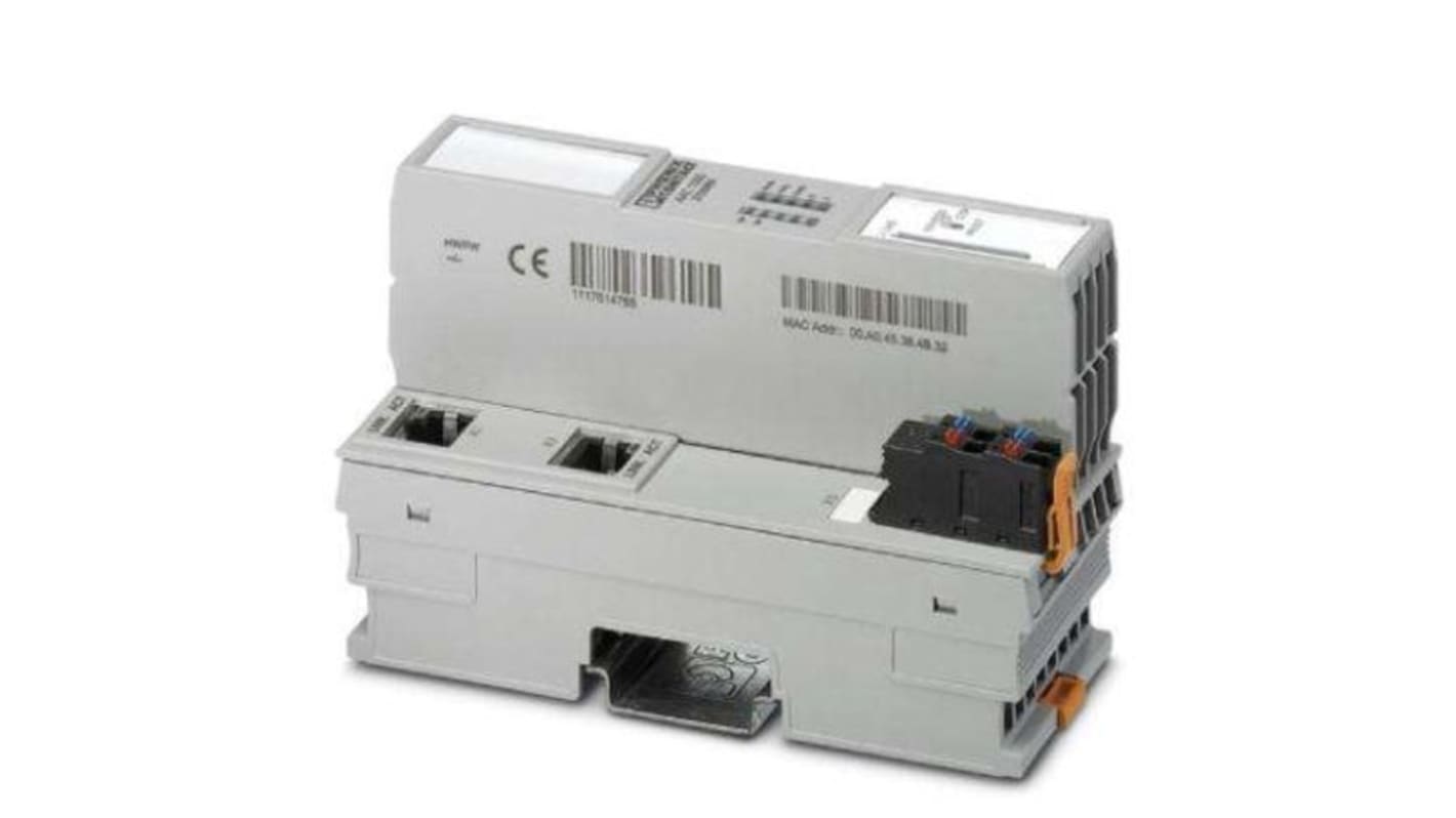Phoenix Contact 2700988, CPU PLC AXC 1050, controller modulare per ambienti industriali, temperatura -25 a 60 °C.