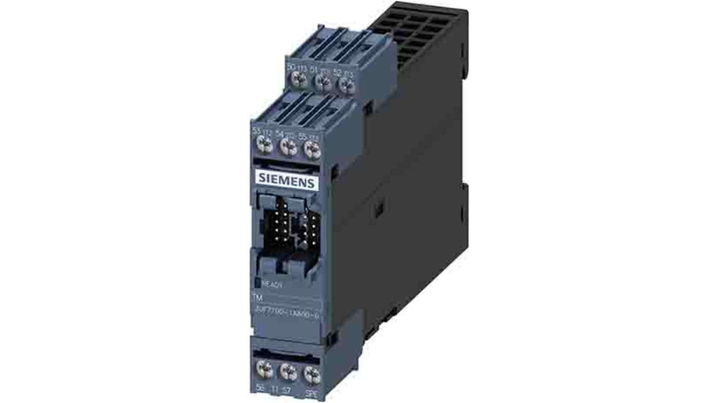 Modulo di protezione motore Siemens 3UF7700-1AA00-0, compatibile con SIMOCODE pro V, grado di protezione IP20.