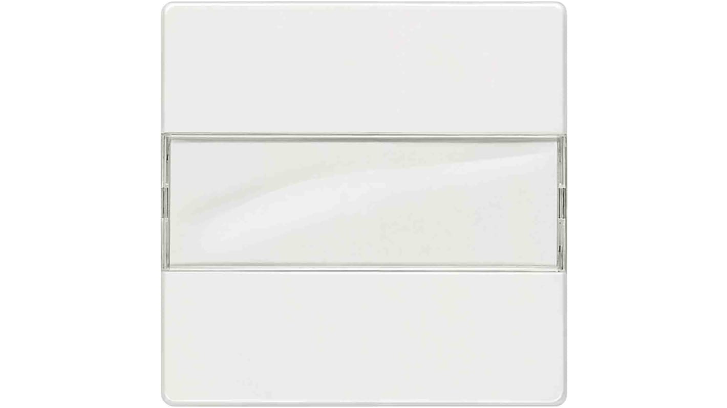 Interruttore a bilanciere Siemens 5TG6210, bianco titanio, forma rettangolare, dimensioni 55mm x 55mm, classe di protezione IP20.