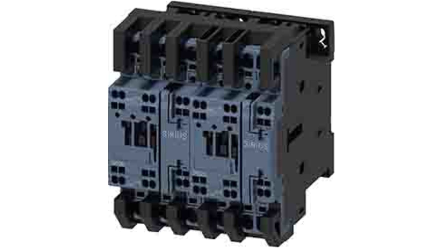 Teleinvertore Reversibile Siemens 3RA2326-8XB30-2AK6, 3 poli, 25 A, 11 kW, bobina 230 V ac, compatibile SIRIUS.