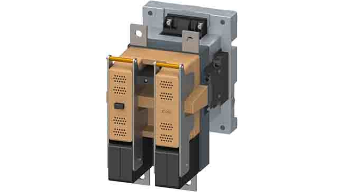 Contattore Siemens 3TC5217-0BP0, 2 poli, 2NO + 2NC, 220 A, 110 kW, bobina 660 V ac, design compatto e affidabile.
