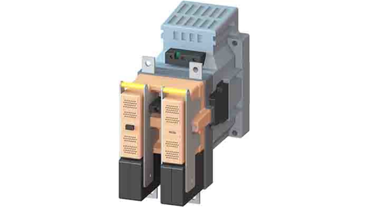 Contattore Siemens 3TC5617-0AB4, 2 poli, 2NO + 2NC, 400 A, 200 kW, bobina 660 V ac, design compatto e affidabile.