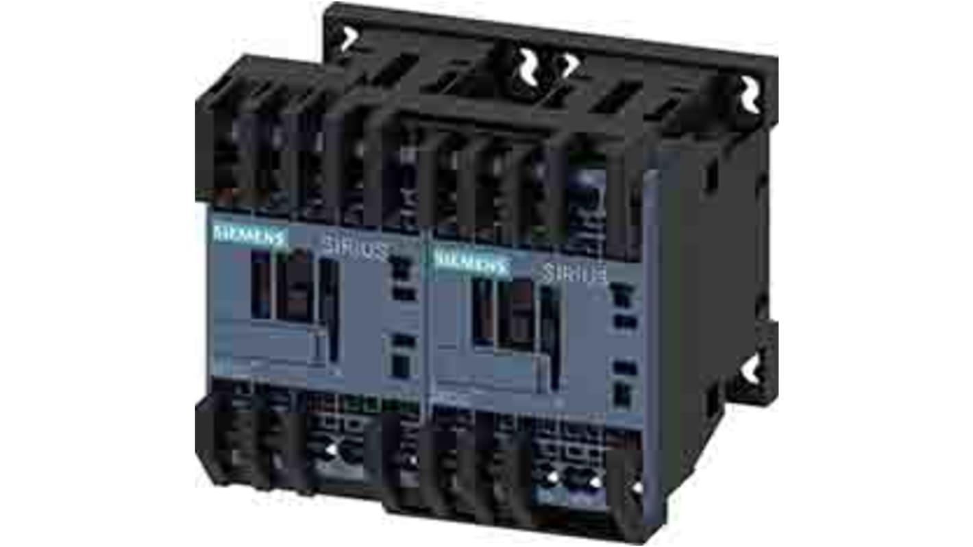 Teleinvertore Reversibile Siemens 3RA2315-8XB30-2AF0, 3 poli, 7 A, montaggio su guide DIN, grado di protezione IP20.