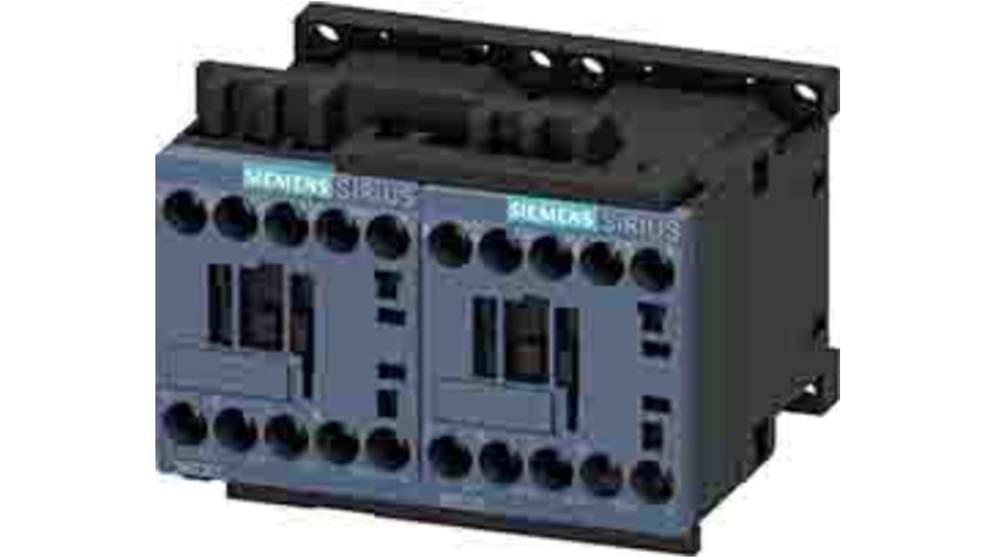 Teleinvertore Reversibile Siemens 3RA2317-8XB30-1AF0, 3 poli, 12 A, montaggio a vite, bobina 110 V c.a., classe di protezione IP20.