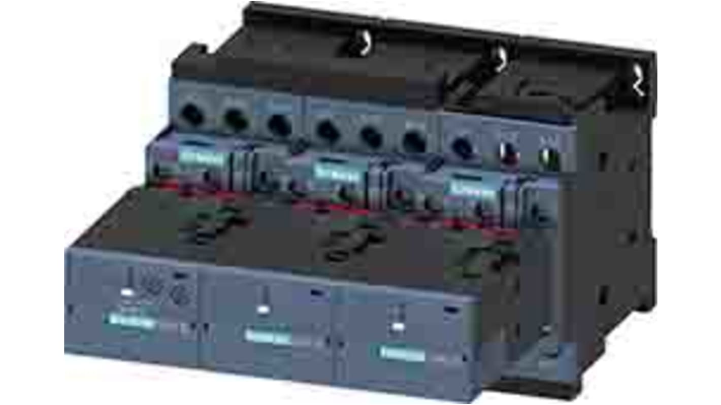 Siemens 3RA2426-8XF32-1AC2, kit contattori SIRIUS per avviamento stella-triangolo, 3 NA + 3 NC, montaggio su guida 35 mm, classe di protezione IP20.