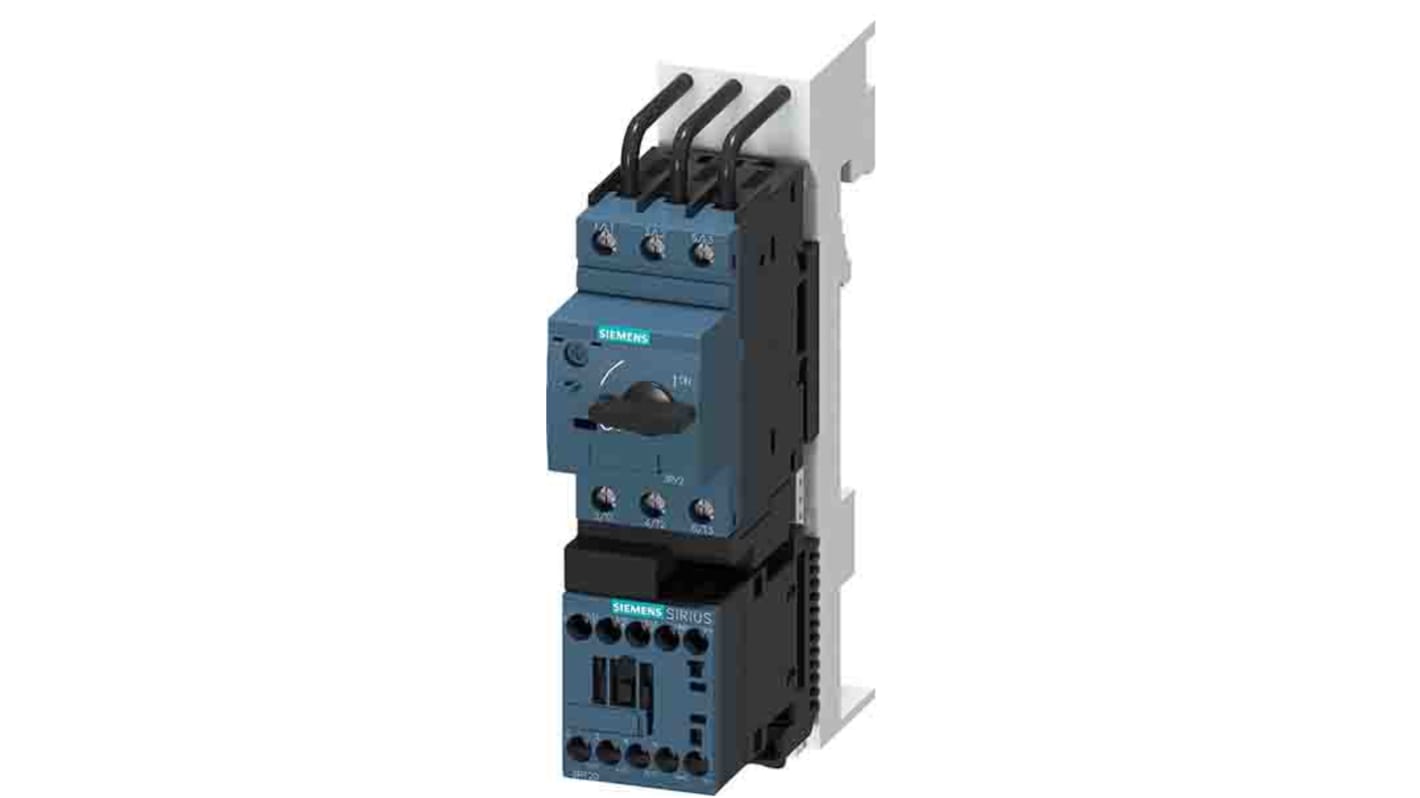 Starter DOL Siemens 3RA2110-1ED15-1BB4 per motori, 1,5 kW, 3 fasi, 690 V, IP20, design modulare.