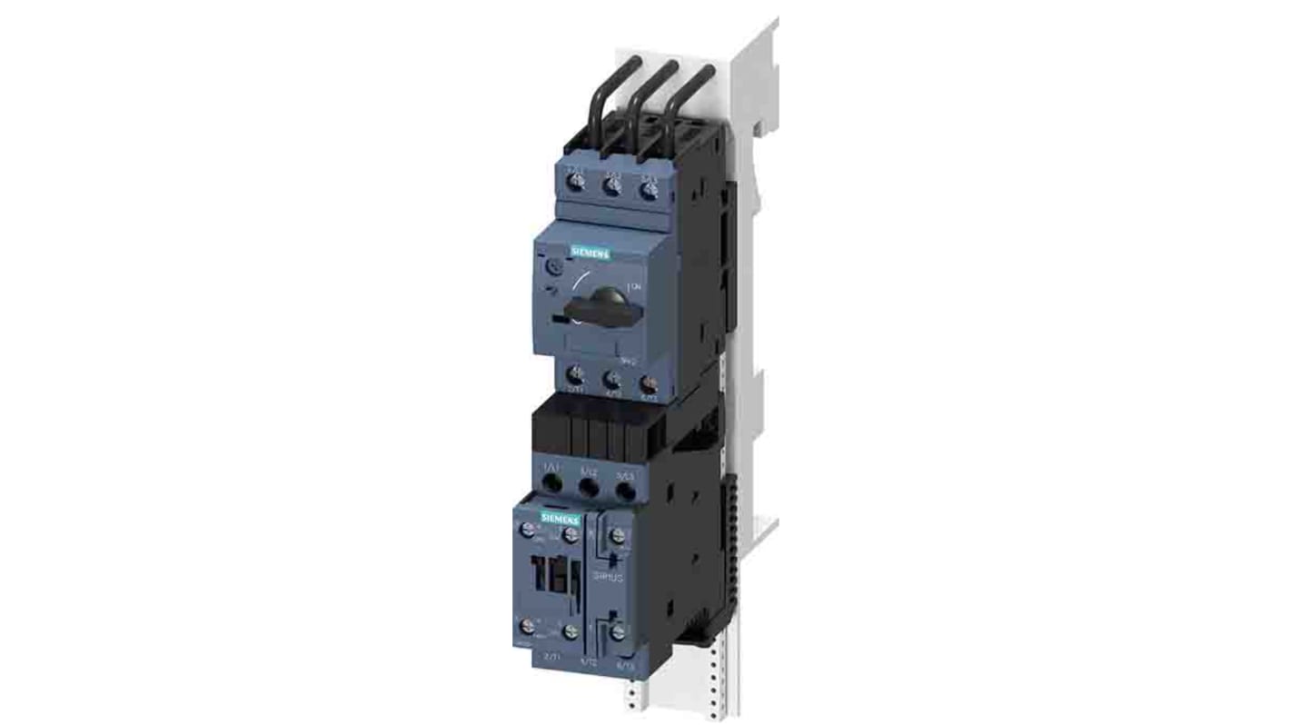 Starter DOL Siemens 3RA2120-4BD27-0BB4, 3 poli, 7,5 kW, 15,5 A, tensione 690 V, design modulare, grado di protezione IP20.