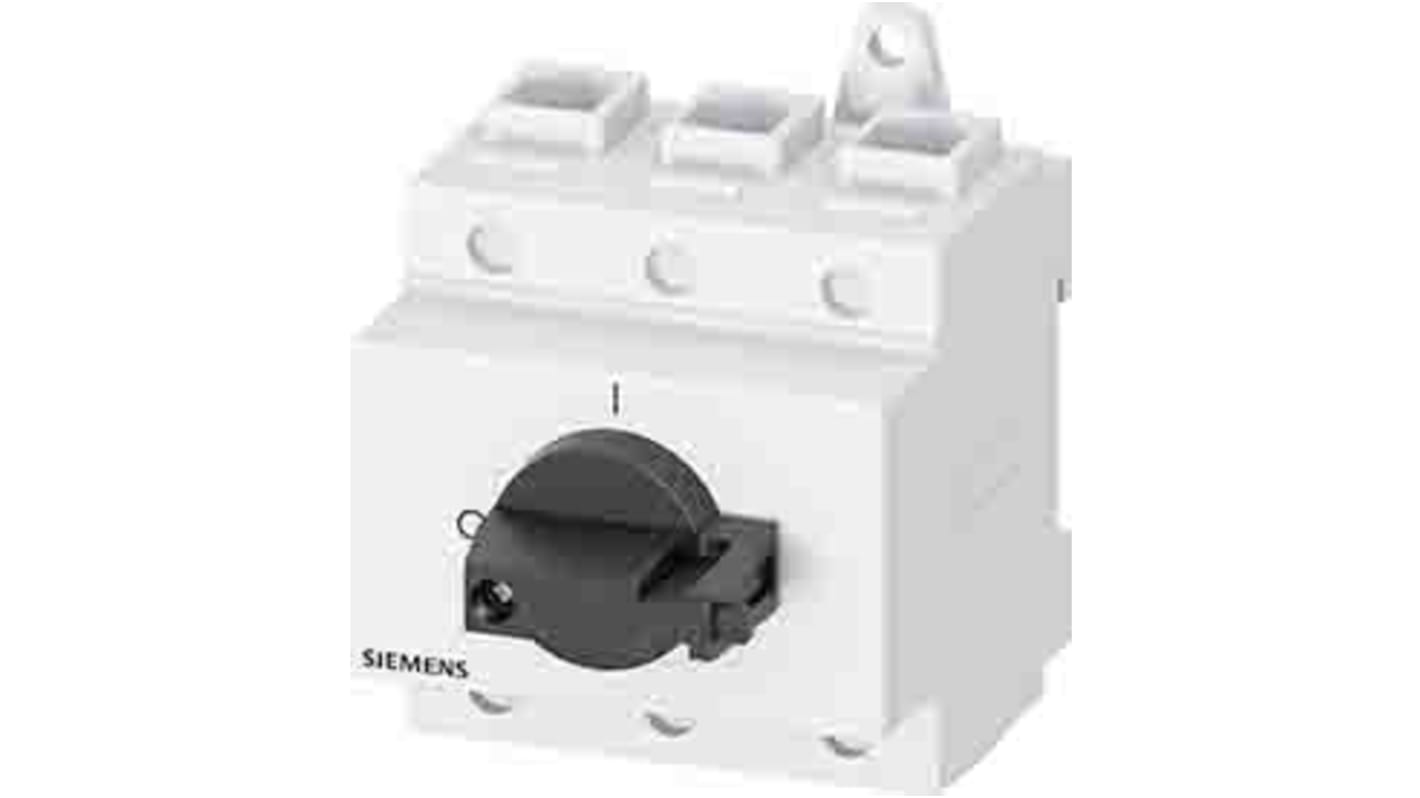 Interruttore di isolamento Siemens 3LD2730-0TK11, 3 poli, 100 A, montaggio su guida DIN, IP40, per tensione 690 V c.a.