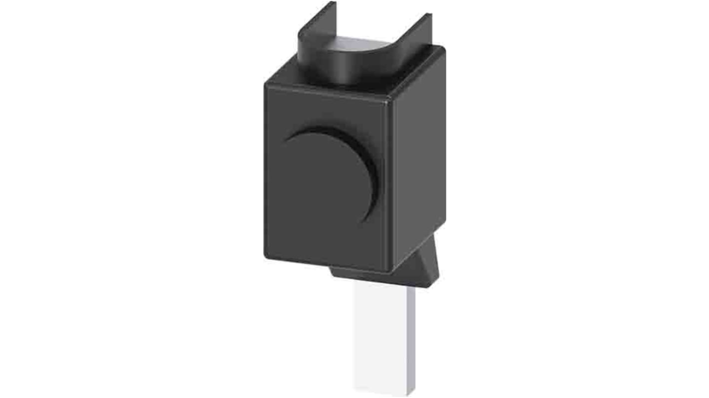 Contatto ausiliario sezionatore Siemens 3NP1923-1BD00, compatibile con terminali da 16 mm² a 95 mm², altezza 31 mm.