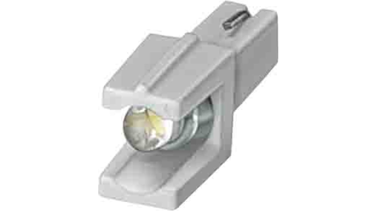 Lampada LED rossa Siemens 5TG8056-1 per Pulsanti 5TE4, tensione 12-60 V, adatta per applicazioni c.a./c.c.