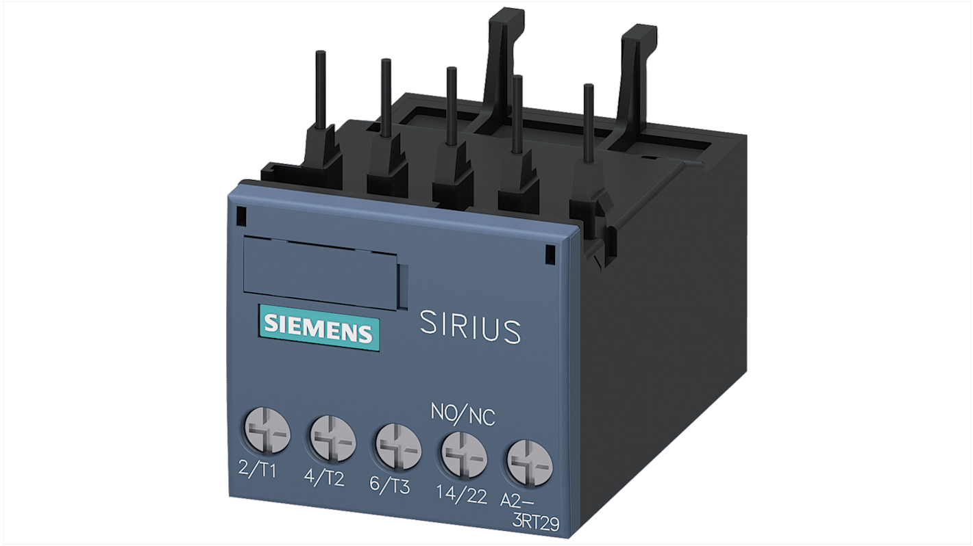 Soppressore di sovratensioni Siemens 3RT2916-1PA3 per contattori S00, protezione motori, alimentazione 690V.