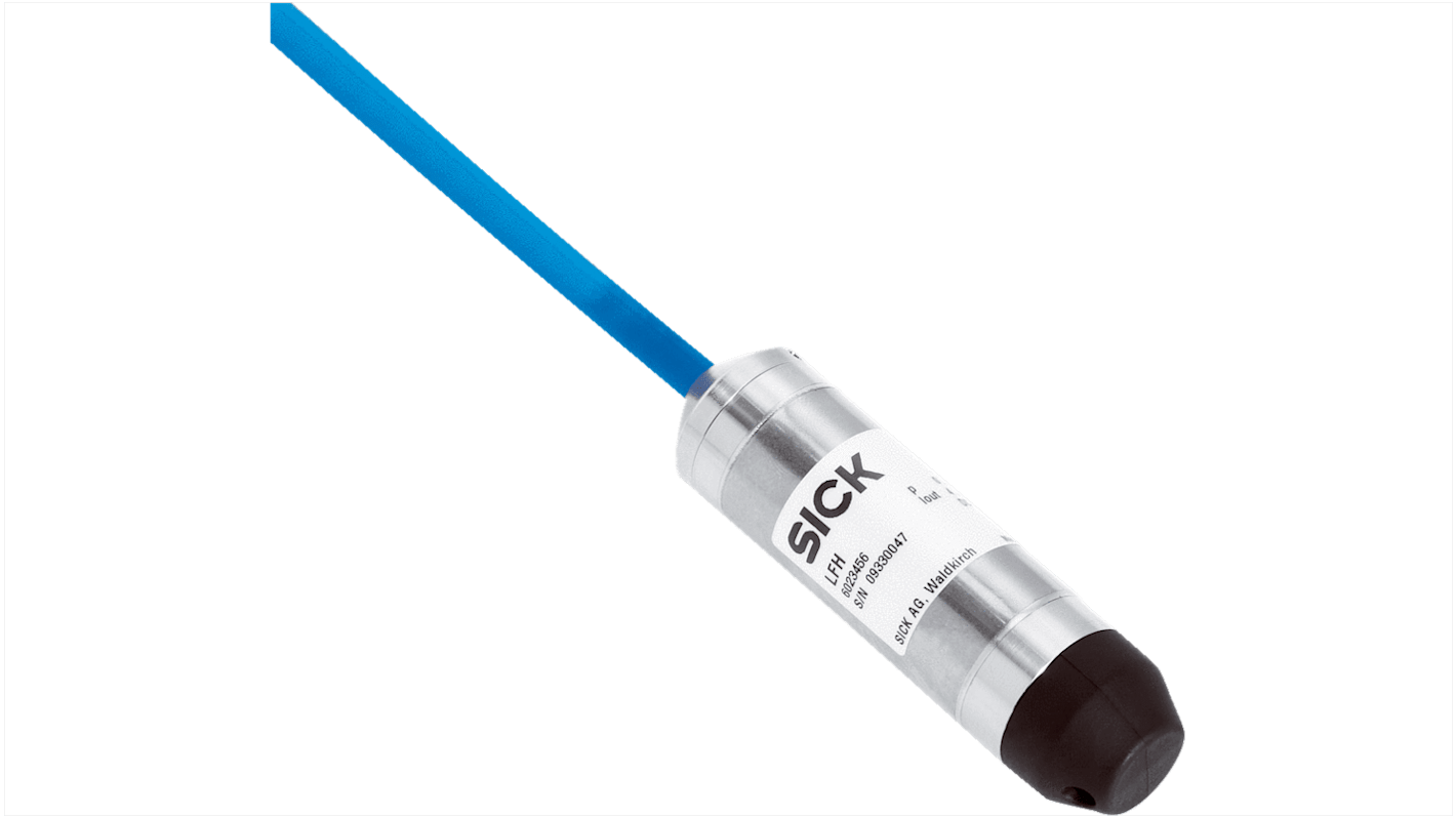 Trasmettitore di livello Sick LFH-SBX25G1AS05SZ0, montaggio cavo, profondità fino a 100 m, intervallo 0,1-25 bar, acciaio inox.