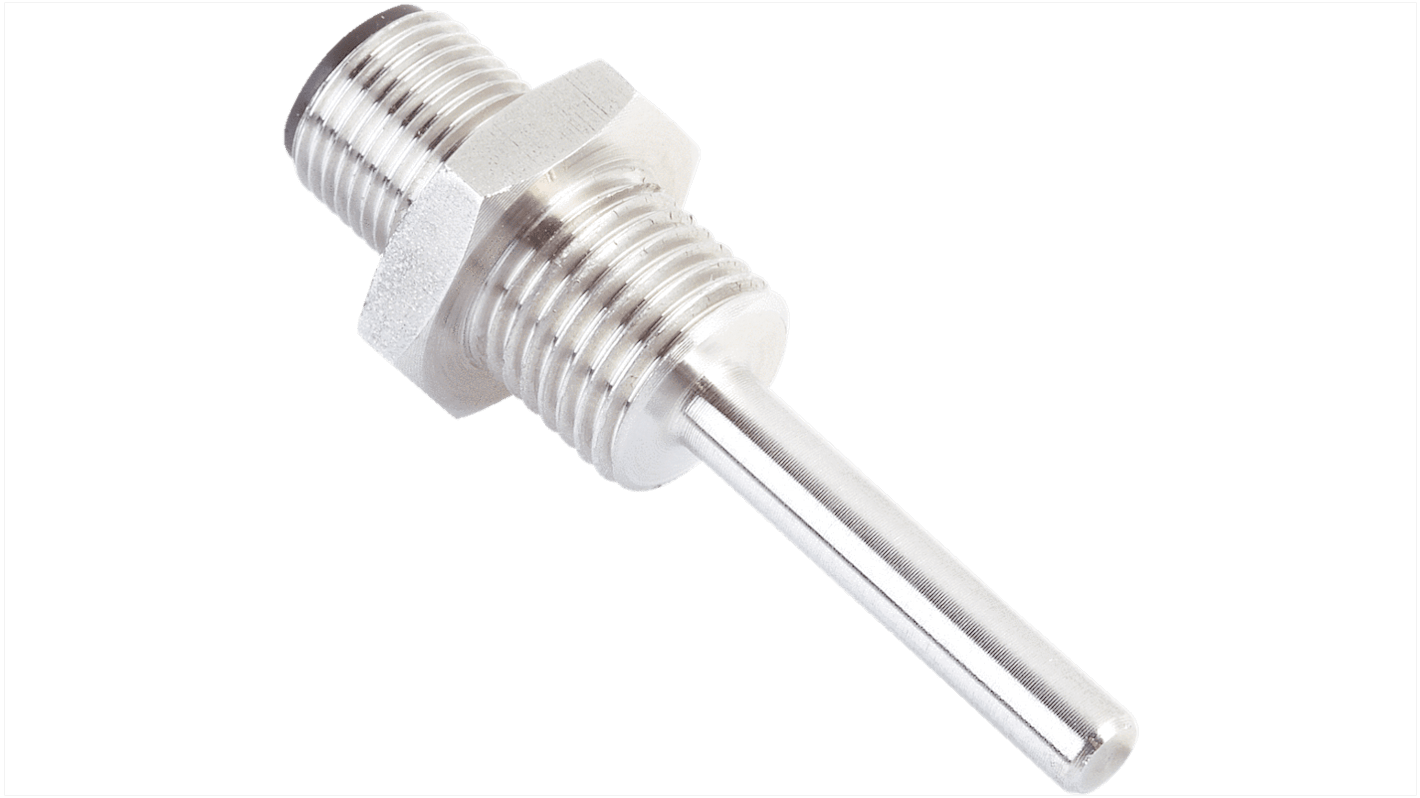 Sensore RTD PT100 Sick TSP-1PAG10506MZ per misurazione temperatura, sonda 50mm, intervallo -30 °C/+130 °C, grado di protezione IP 67.