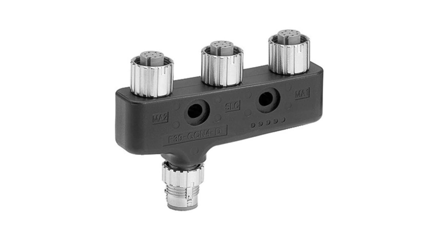Barriera fotoelettrica Omron F39-GCN4-D con connettore a 4 giunzioni, uscita PNP, per sensori di sicurezza.