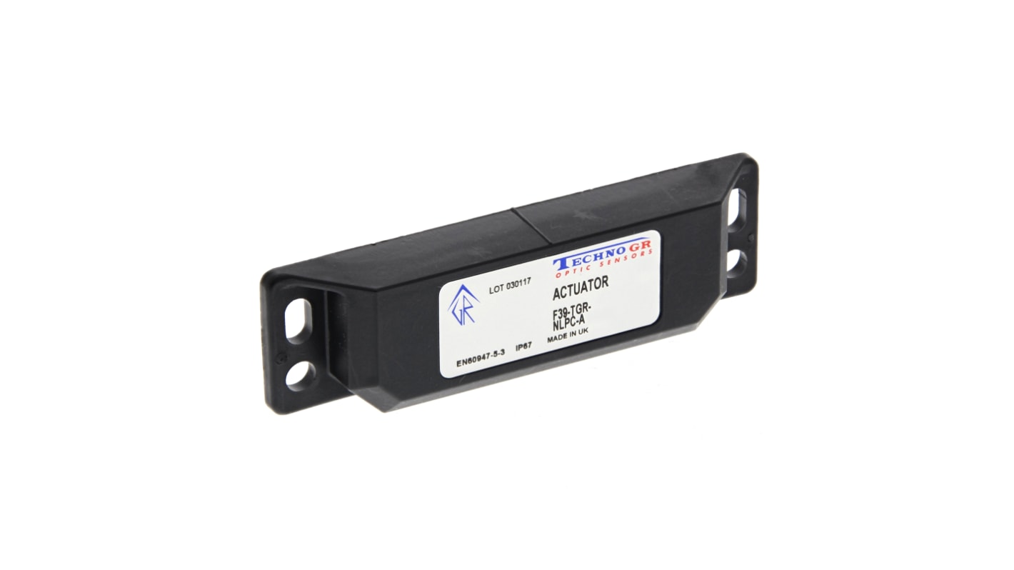 Attuatore di ricambio Omron F39-TGR-NLPC-A in plastica, per F3S-TGR-NLPC, temperatura -25 a 80 °C, coppia max 1 Nm.