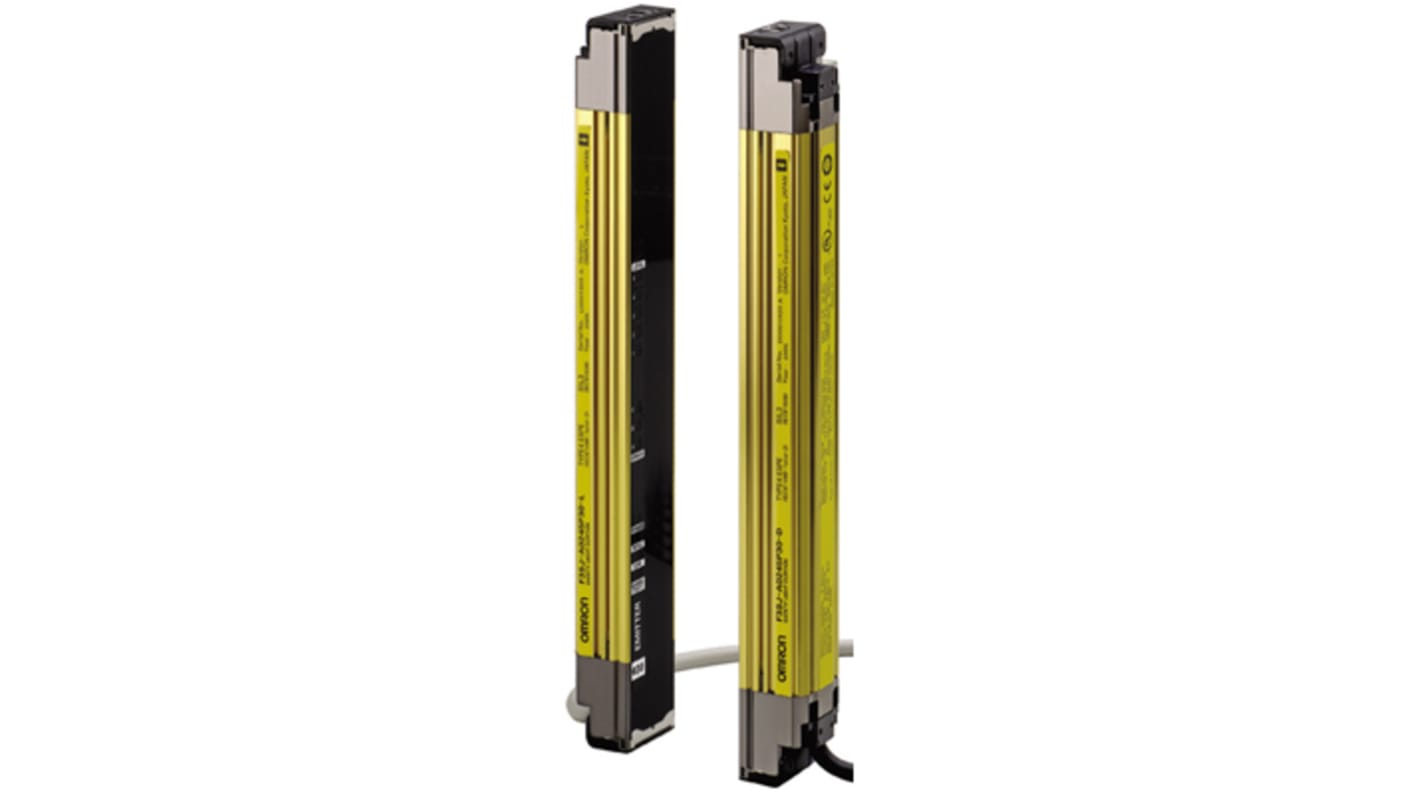 Barriera fotoelettrica Omron F3SJ-A0470P30, 19 fasci, risoluzione 30 mm, autodiagnosi, facile montaggio e gestione.
