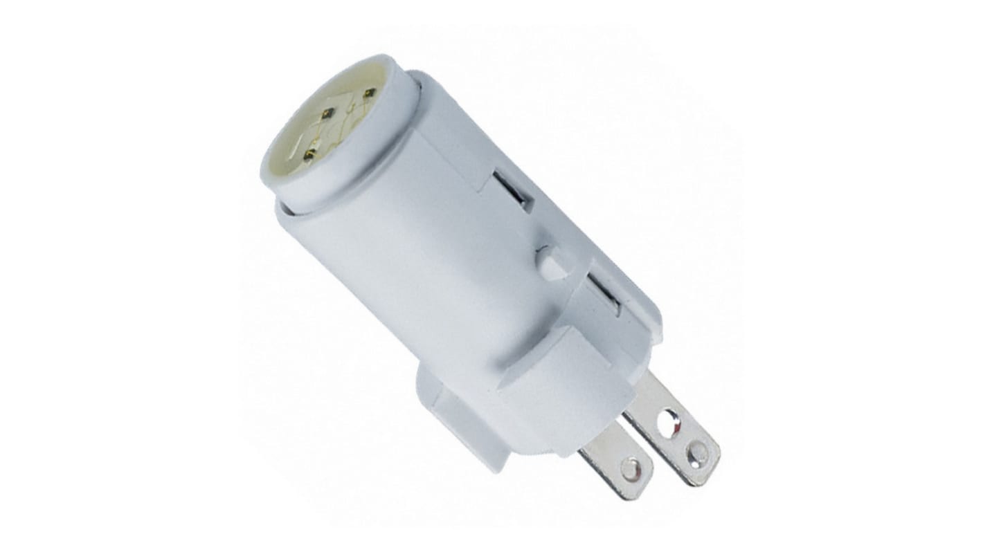Omron A16-24DA, LED blu ad alta luminosità per interruttore a pulsante, 24 V c.c., diametro 16 mm, per uso industriale.