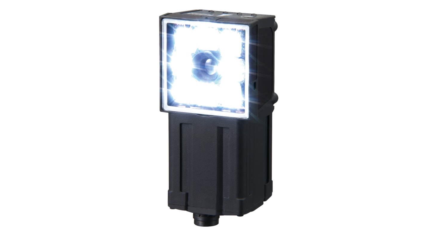 Sensore di visione colore Omron FQ2-S45100N, risoluzione 752 x 480 pixel, alimentazione 26,4 V c.c., visuale 300 mm.