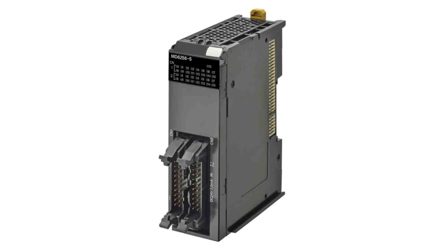 Modulo I/O PLC Omron NX-MD6256-5, 16 ingressi e uscite digitali, alimentazione 24 V c.c., per automazione industriale.