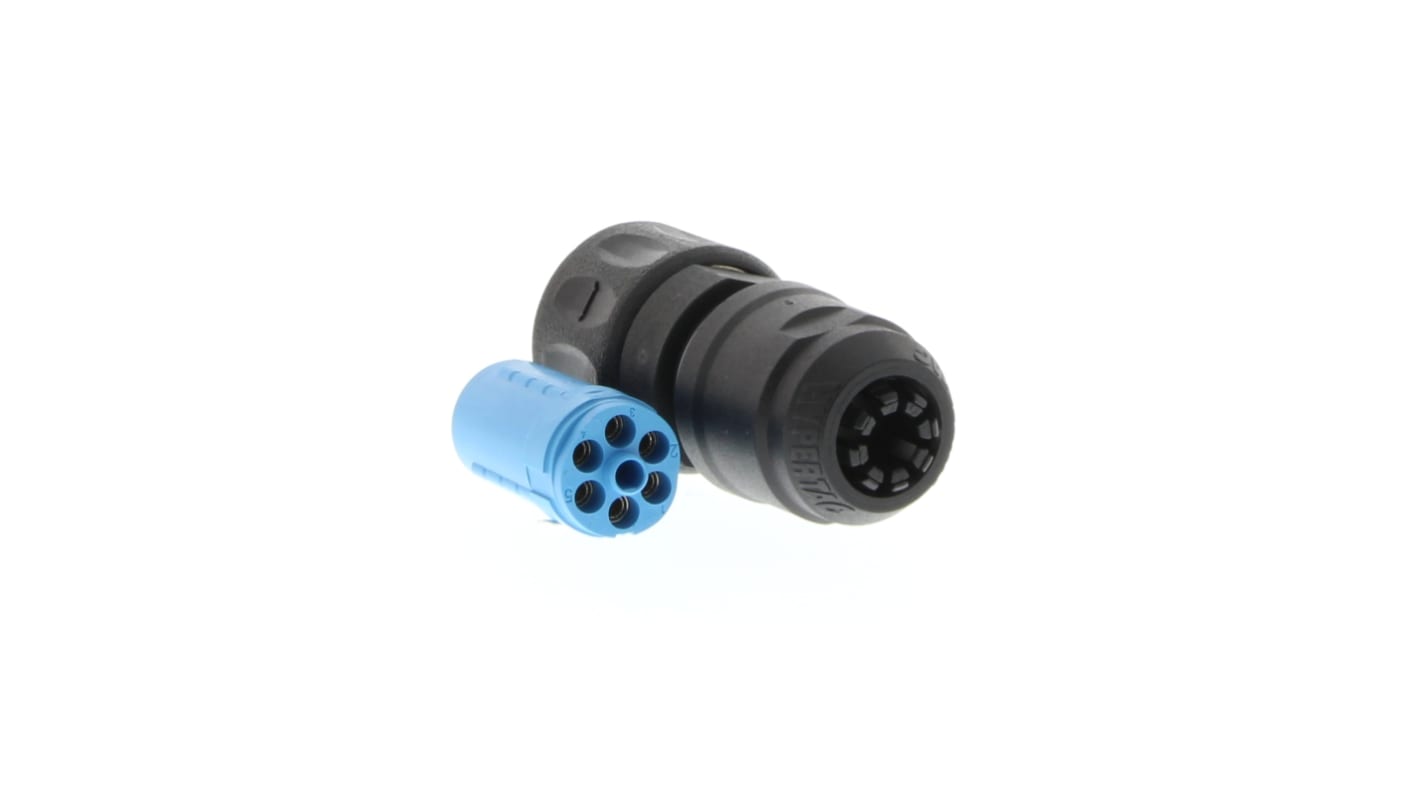 Zoccolo relè Omron SPOC-06K-FSDN169 per servomotori, connettore femmina 200 V, grado di protezione IP67, serracavo 5,5-12 mm.