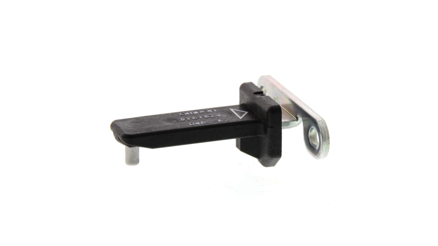 Interruttore di interblocco di sicurezza a chiave Omron D4BS-K2, montaggio verticale, tensione massima 400V, custodia in plastica.