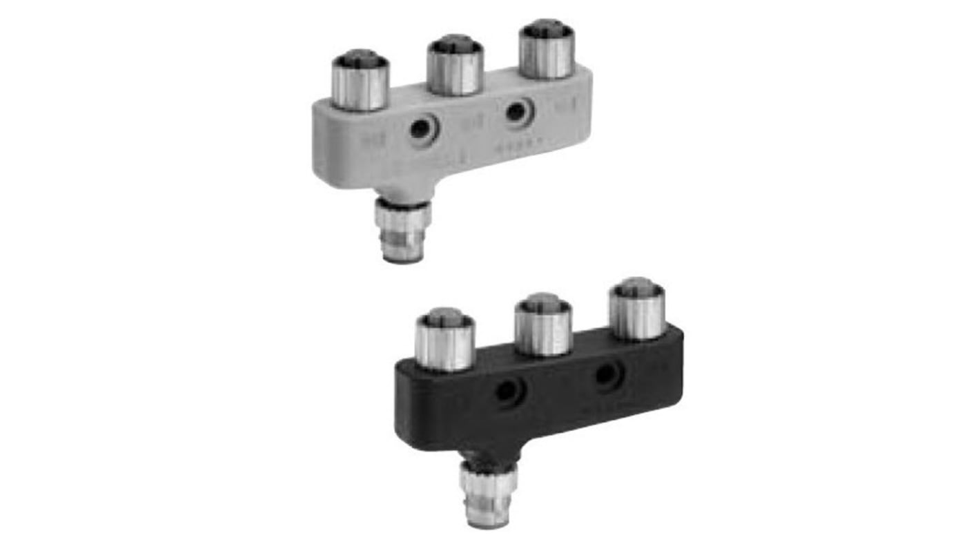 Set connettore Omron F39-GCN4 per sensore di sicurezza, con 4 giunti, compatibile con attuatore F3W-ma.
