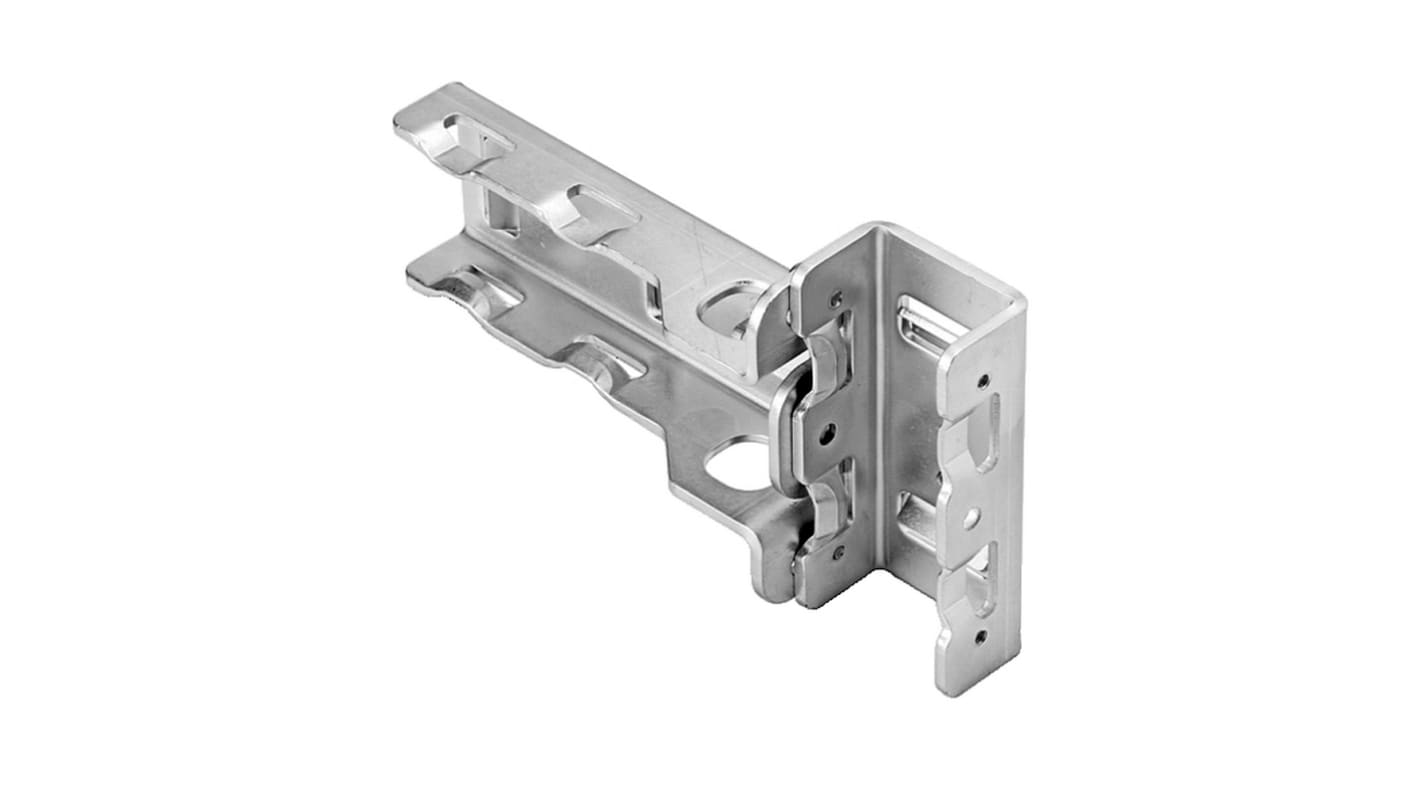 Staffa per sensore di sicurezza Omron F39-LGMAL, design a forma di L, regolazione semplice, compatibile con attuatore F3W-ma.