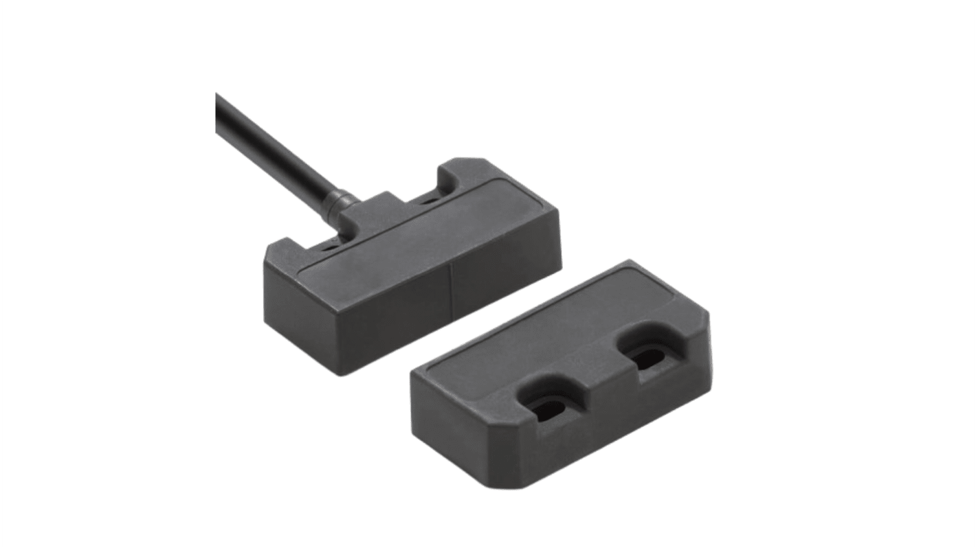 Interruttore di sicurezza senza contatto Omron F3S-TGR-NSPC-21-M1J8, 24V cc, custodia plastica, grado di protezione IP67.