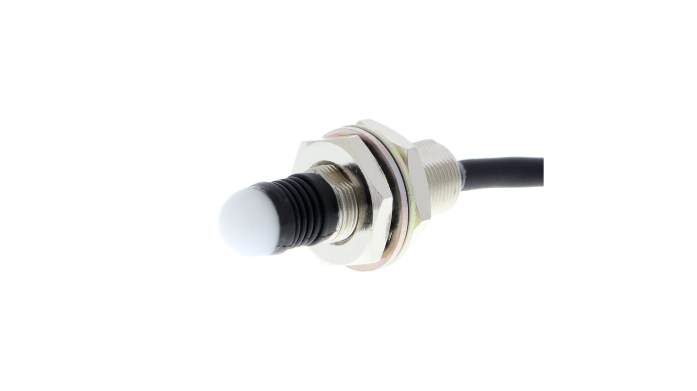 Interruttore di fine corsa Omron D5B-8013, NC, IP67, corpo M8, attuatore emisferico, corrente massima 30mA.