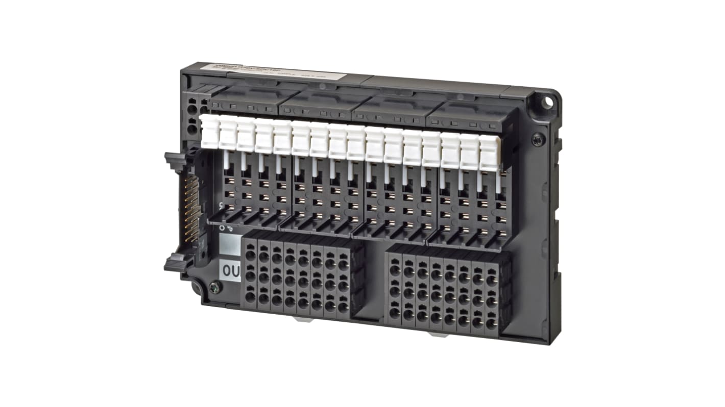Modulo I/O Omron G70V-ZOM16P-1, blocco uscita relè con 16 punti e terminali a innesto Plus, compatibile con G70V.